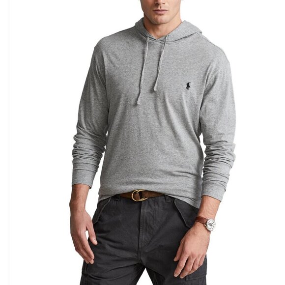 Polo Ralph Lauren Other - Polo Ralph Lauren Hooded T-Shirt Heather Gray L